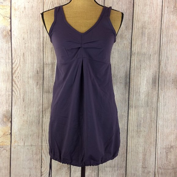 Lucy Tops - Lucy Purple V-Neck Athletic Tank Top  Sz M